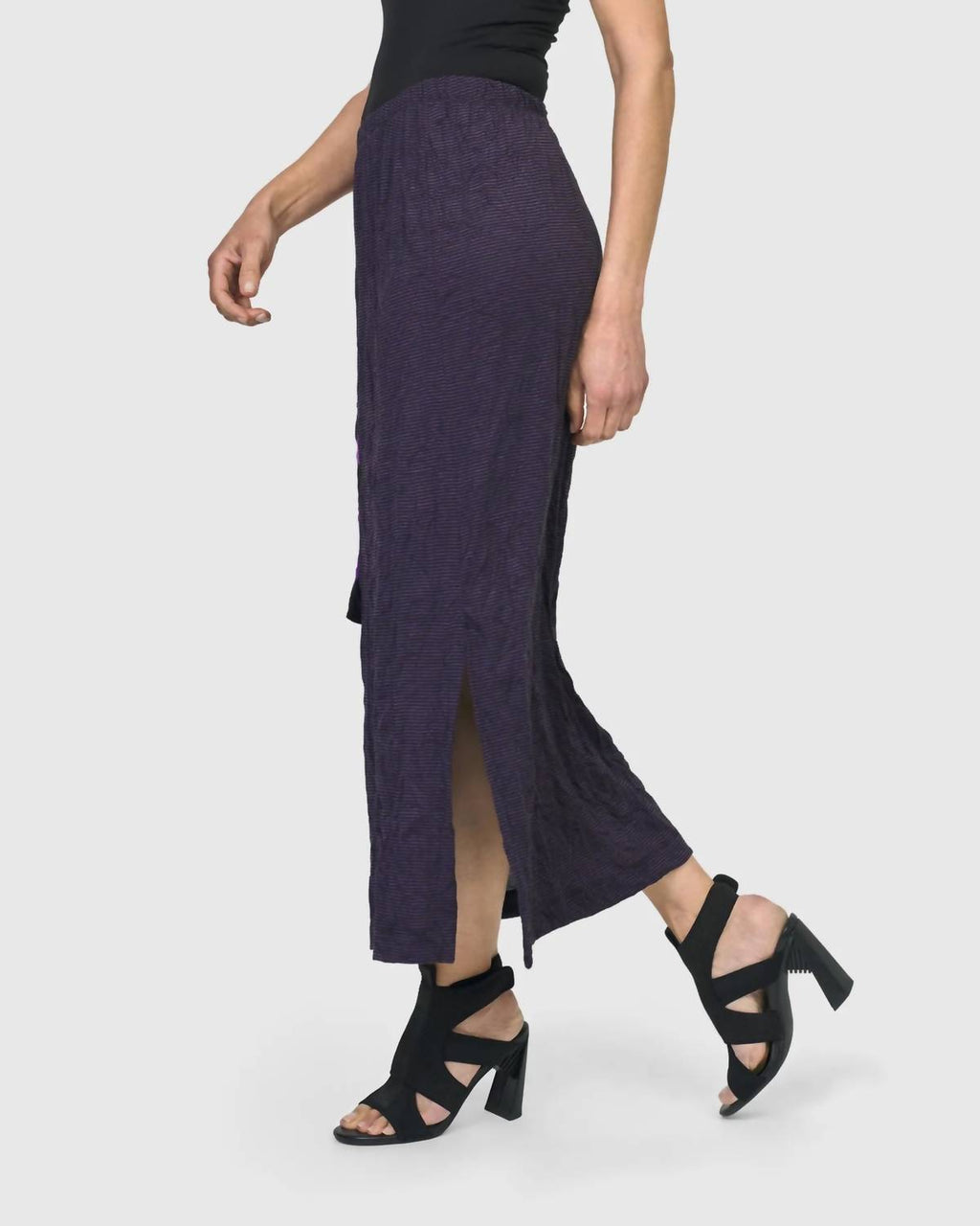 Asteroid Pencil Skirt In Violet