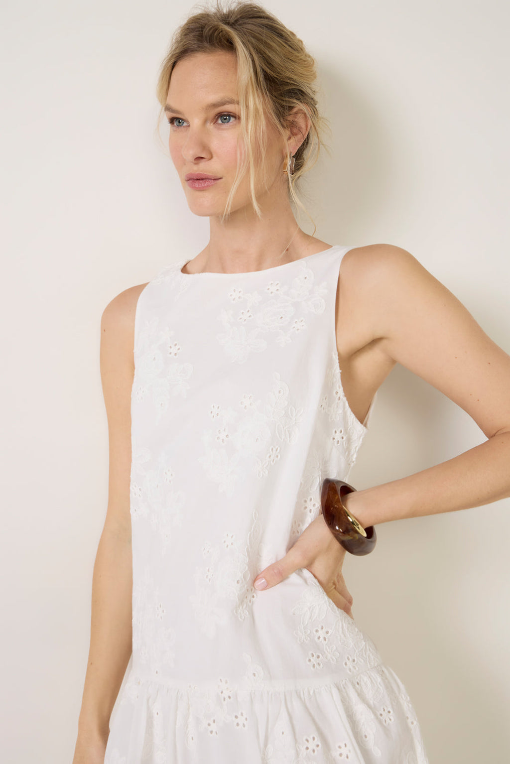 Women's Garden Eyelet Bubble Dress