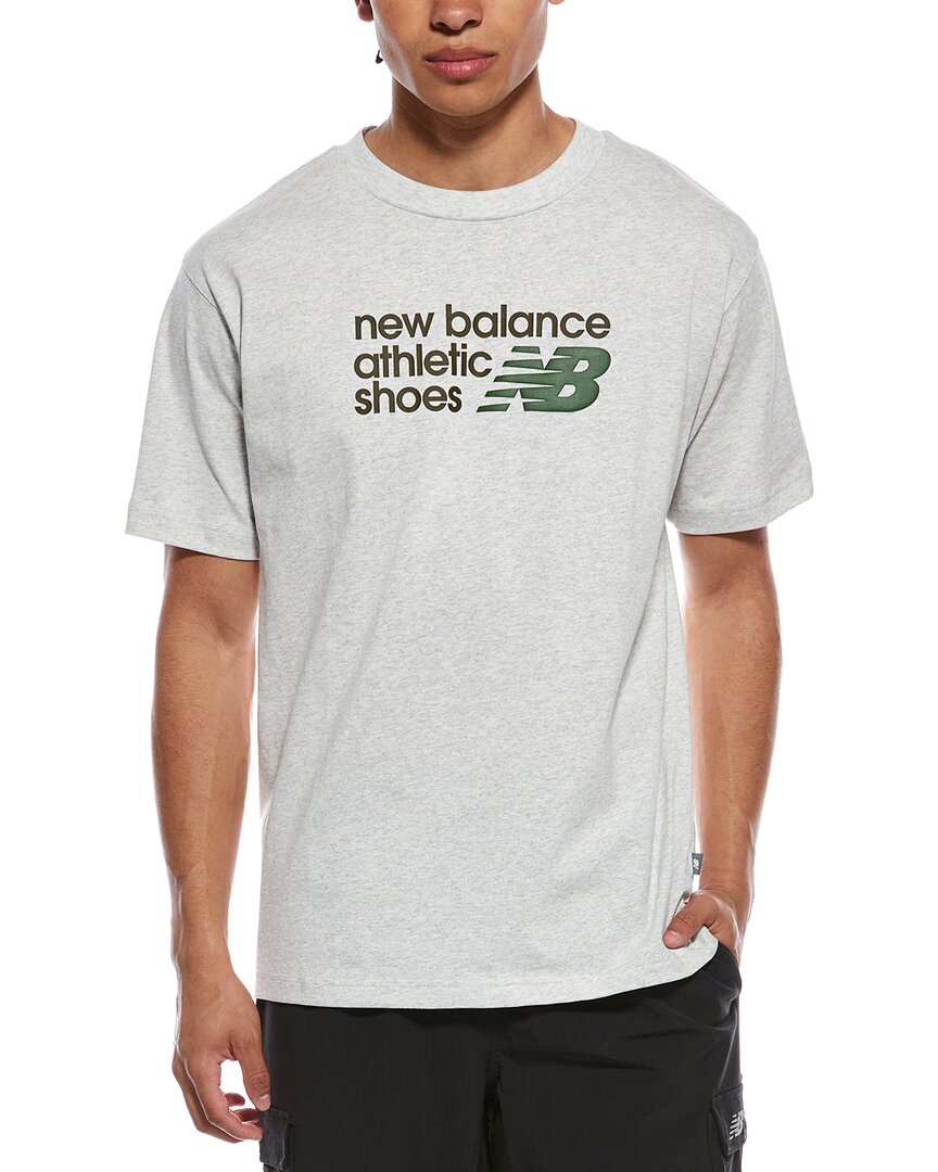 New Balance Athletics Premium Relaxed Chest Logo T-Shirt