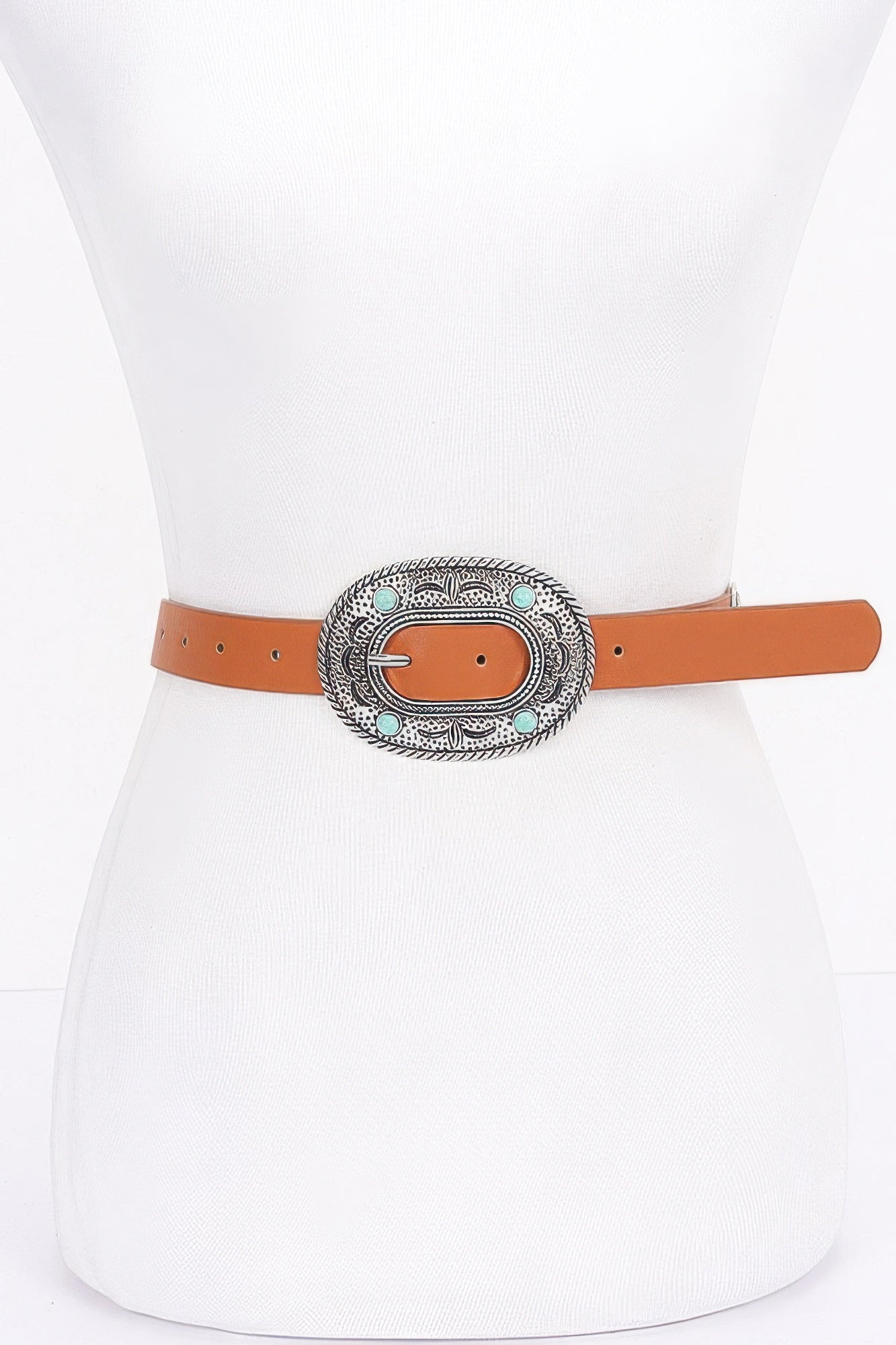 Multi Metal Vintage Pu Belt
