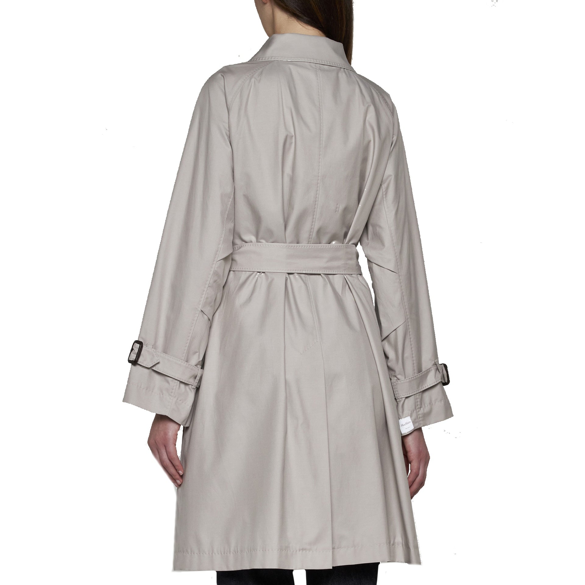 Max Mara The Cube Blend Cotton Trench Coat Women