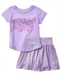 New Balance 2pc T-Shirt & Flowy Short Set
