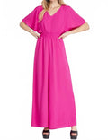 Paradise V-Neck Jumpsuit In Pink
