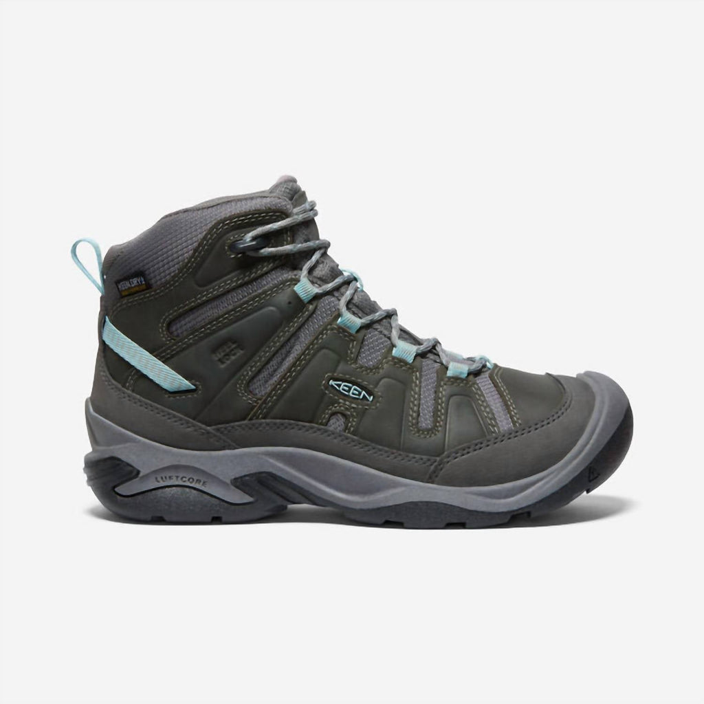 Women's Circadia Waterproof Wide Boot In Steel Grey/cloud Blue