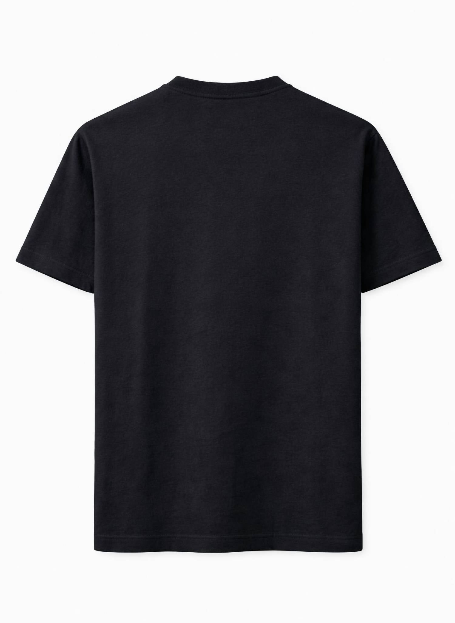 Medusa Print Cotton Tee In Black/gold
