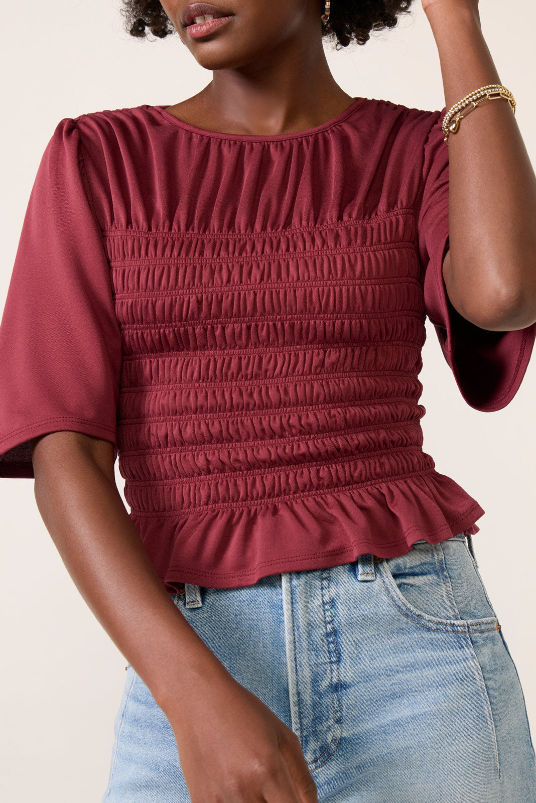 Women's Landon Smocked Top
