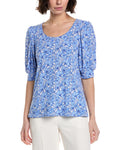 CeCe Shirred Top
