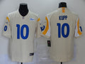 Men's Los Angeles Rams Cooper Kupp #10 Beige Vapor Limited Jersey1