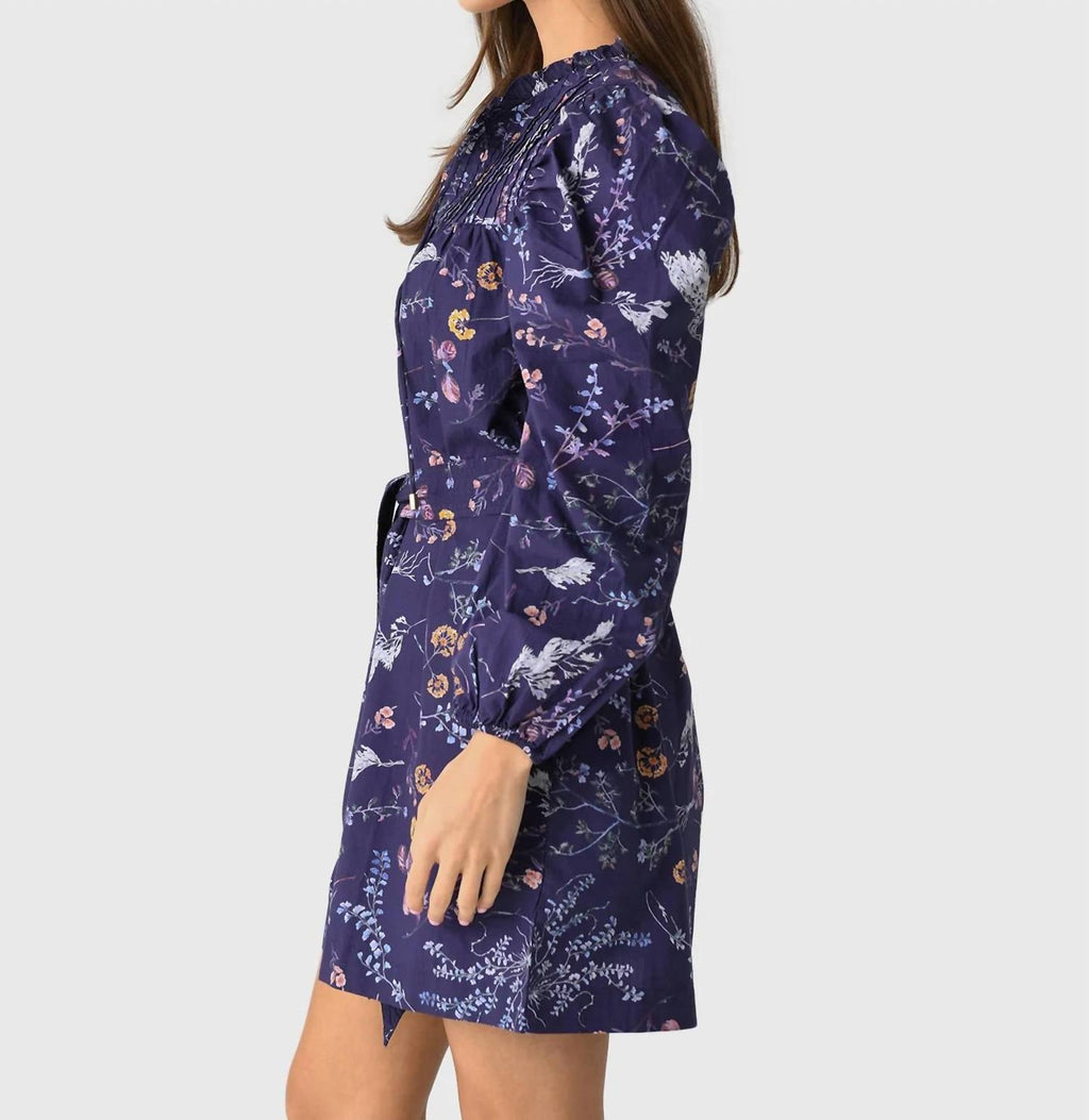 Ivana Mini Dress In Multi Print