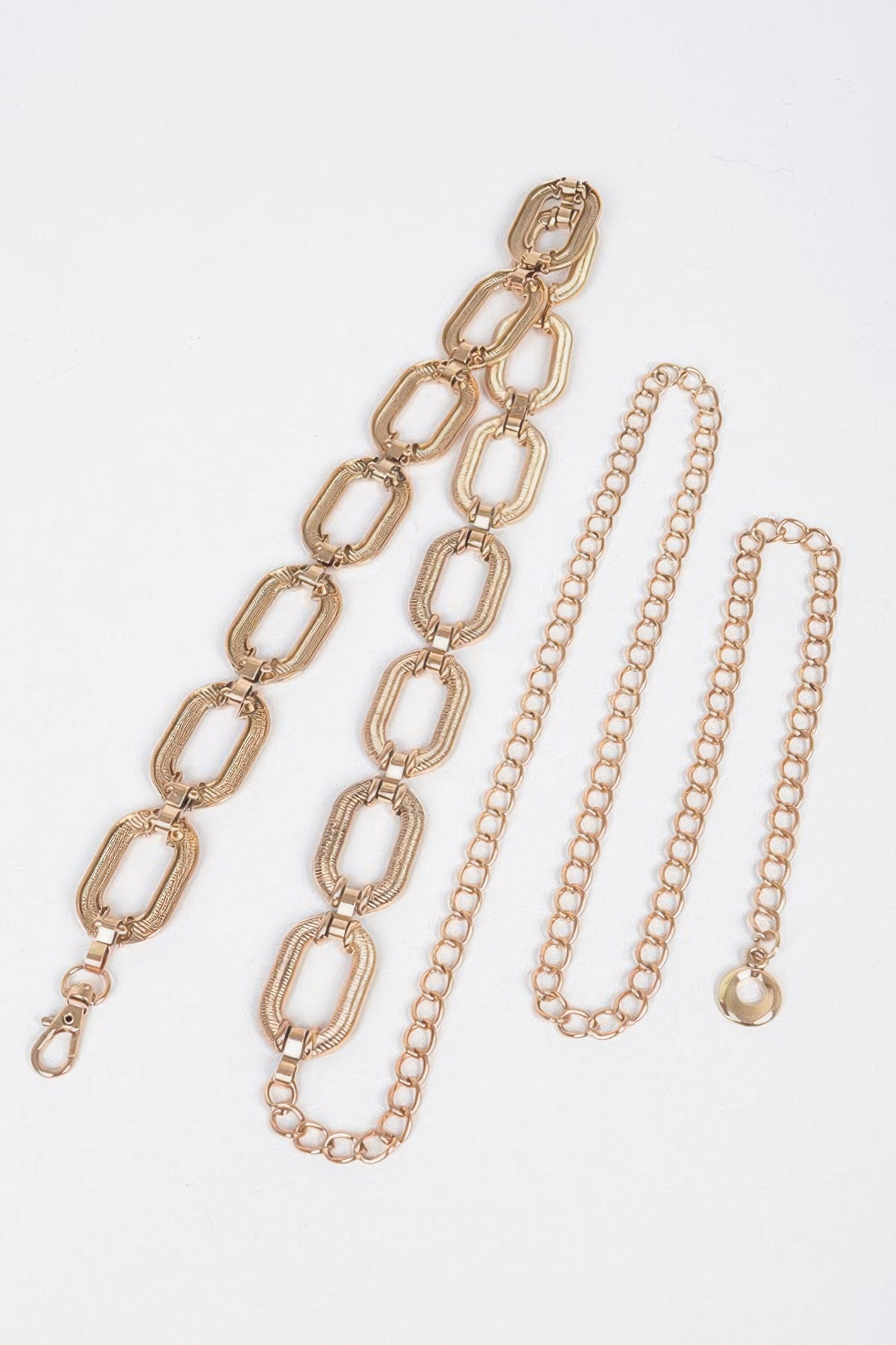 Oval Metal Plus Size Chain Belt