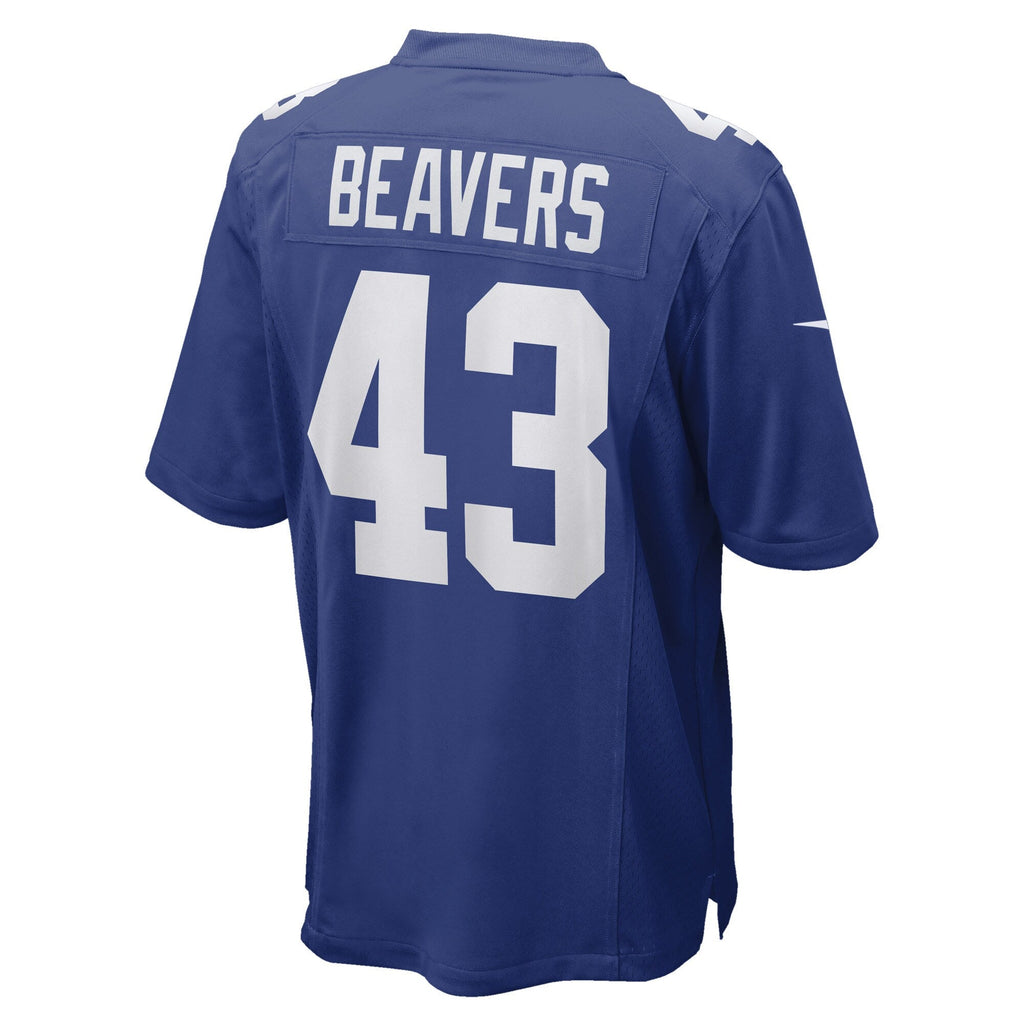 Darrian Beavers New York Giants Nike Game   Jersey - Royal