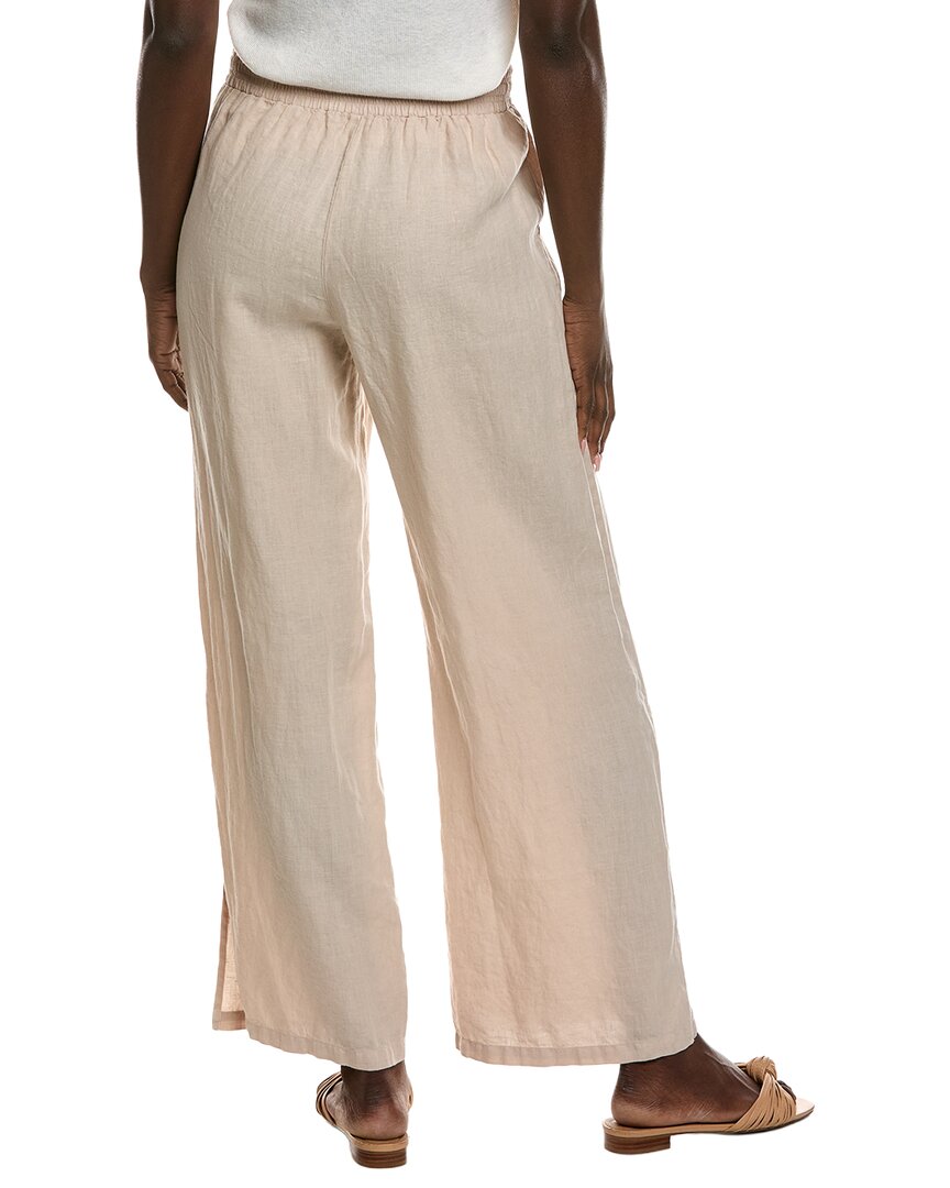 Bella Dahl Side Slit Linen Wide Leg Pant
