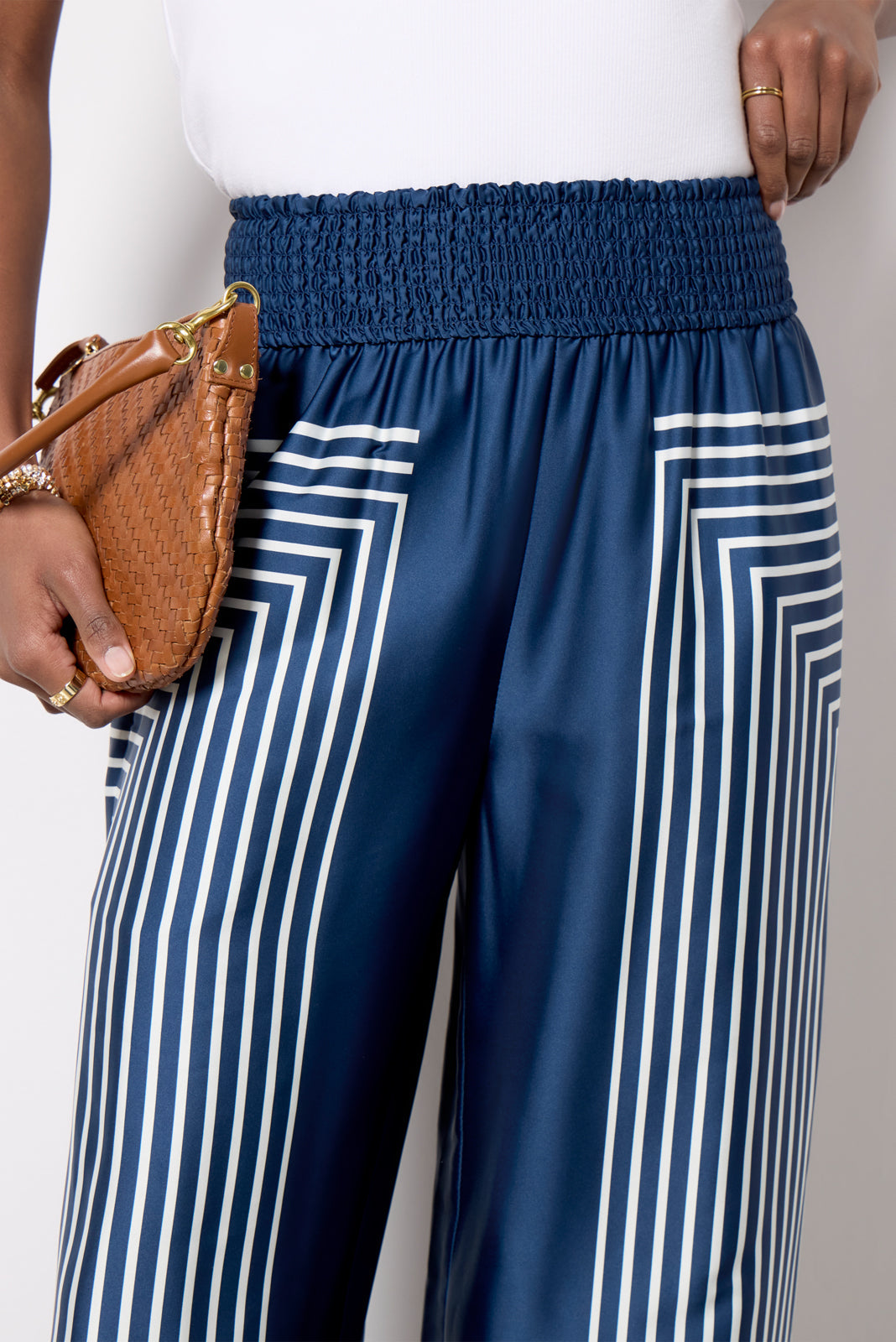 Women's Geo Satin Pants