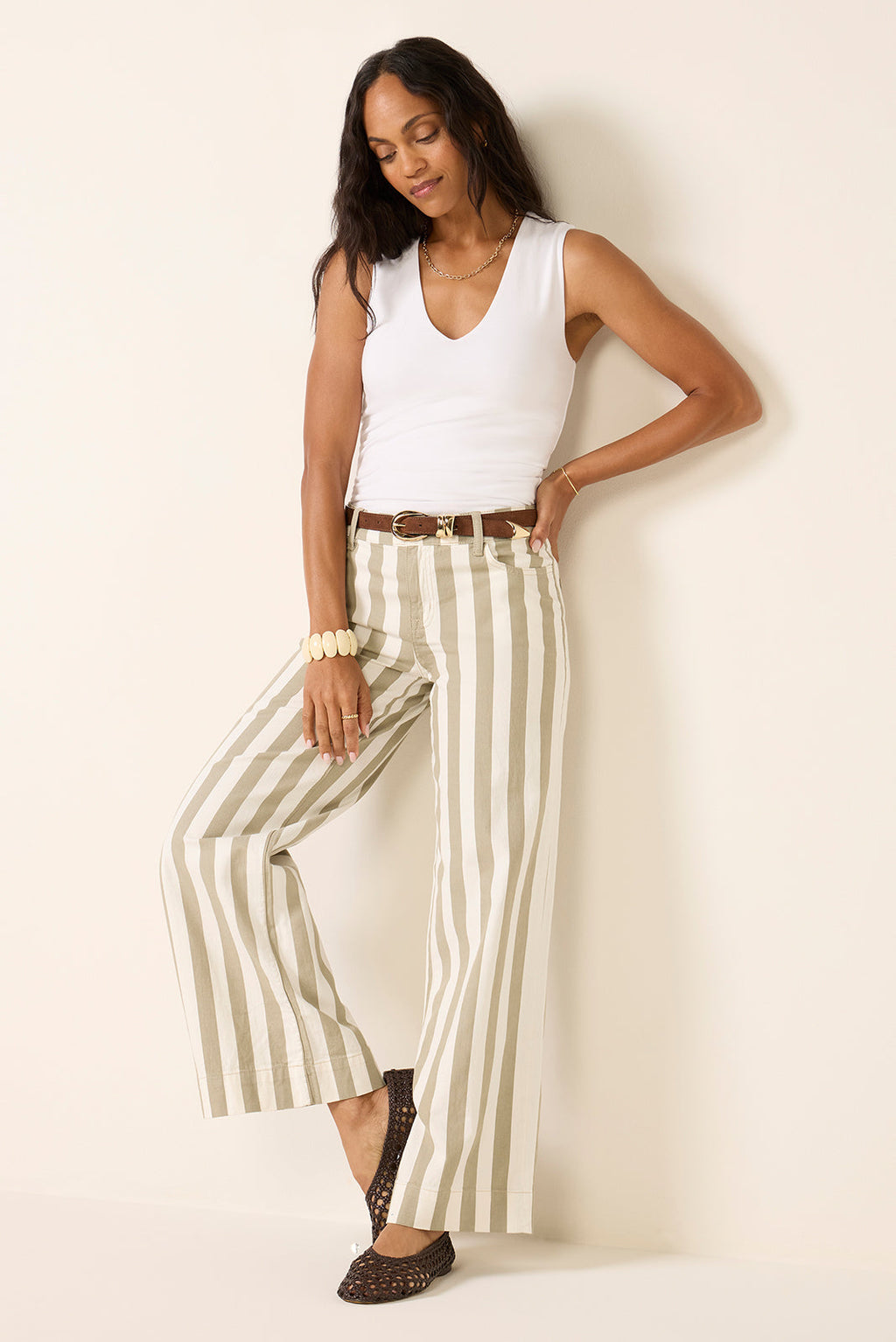 Women's Park V Neck Sleek Tank Top