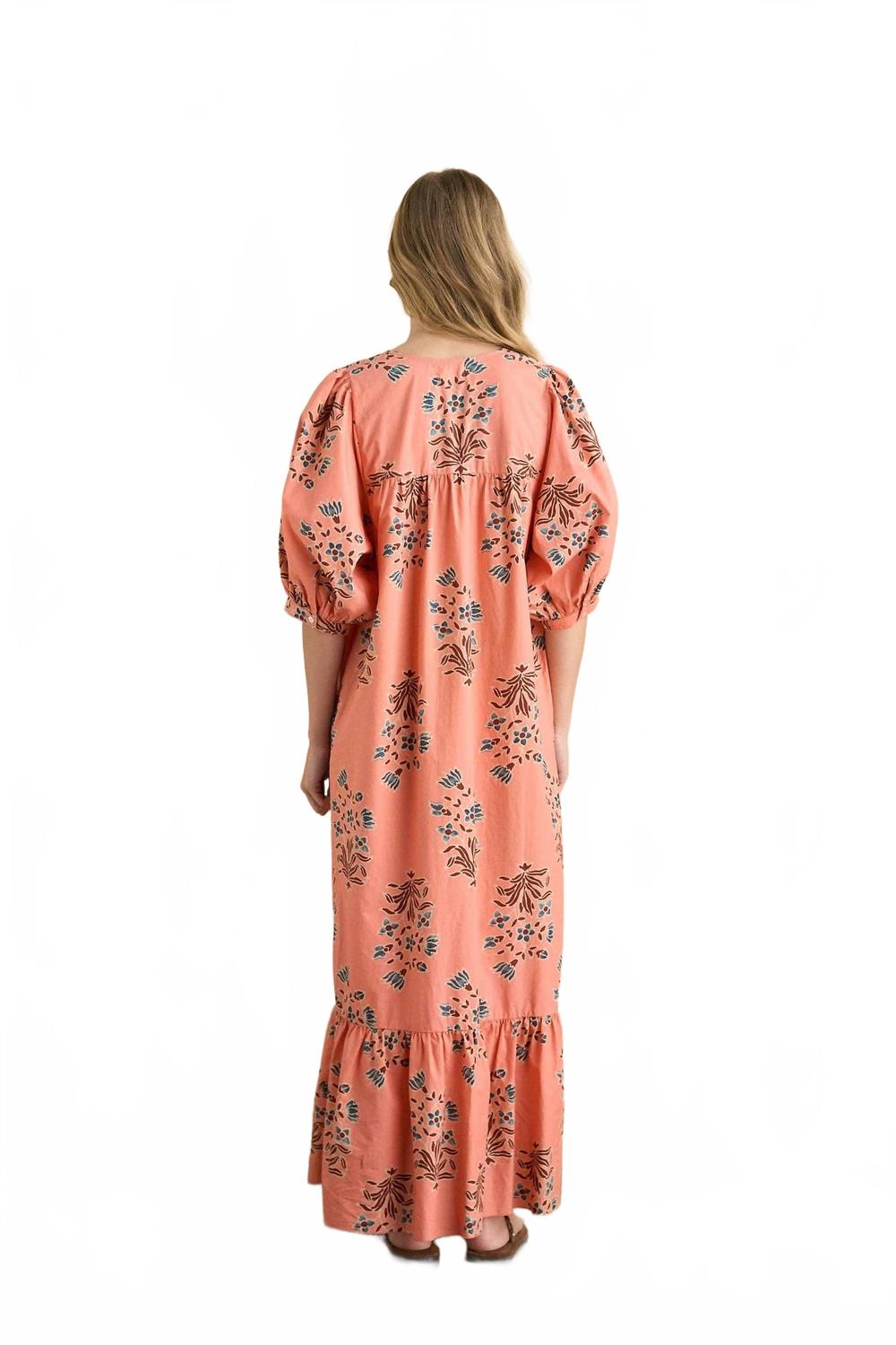 Sofia Dress In Coral