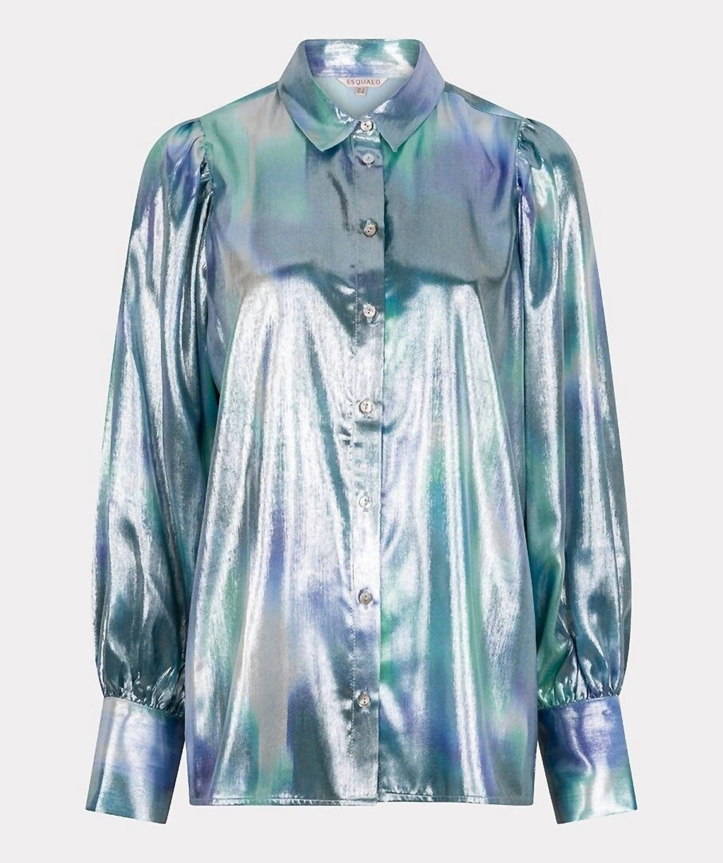 Faded Vibrance Blouse In Multi