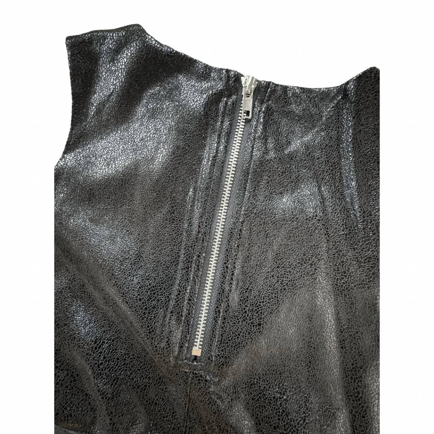 Cascade Dress In Black
