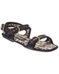 Ferragamo Anteo Leather Flat Sandal