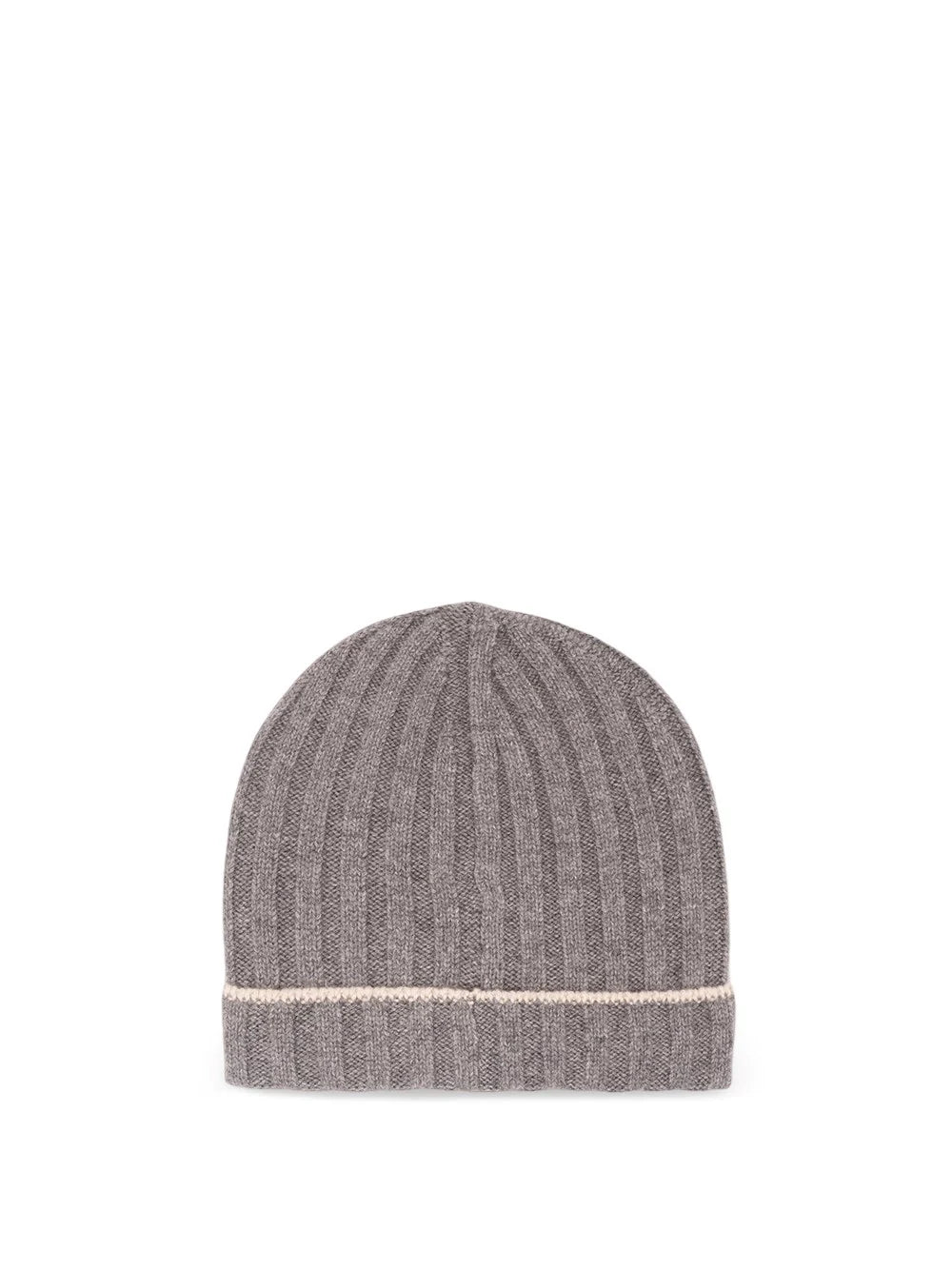 Brunello Cucinelli Men Cashmere Rib Knit Beanie