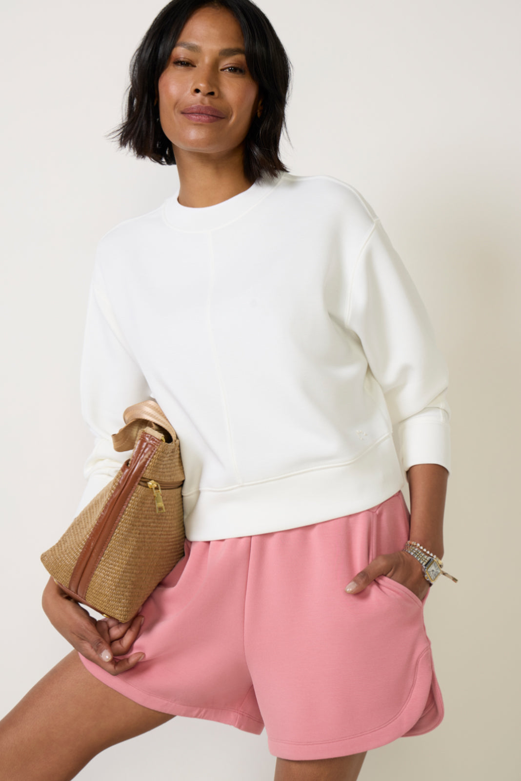 Women's Tasmin Cropped Sweat Top