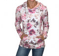 Hailey Pullover Hoodie In Autumn Blossom