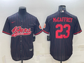 Men's San Francisco 49ers Christian McCaffrey #23 Black Player jersey Joint Edition