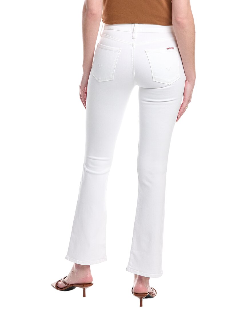 HUDSON Jeans Blair White High-Rise Bootcut Jean