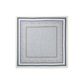 Monogram scarf in silk twill