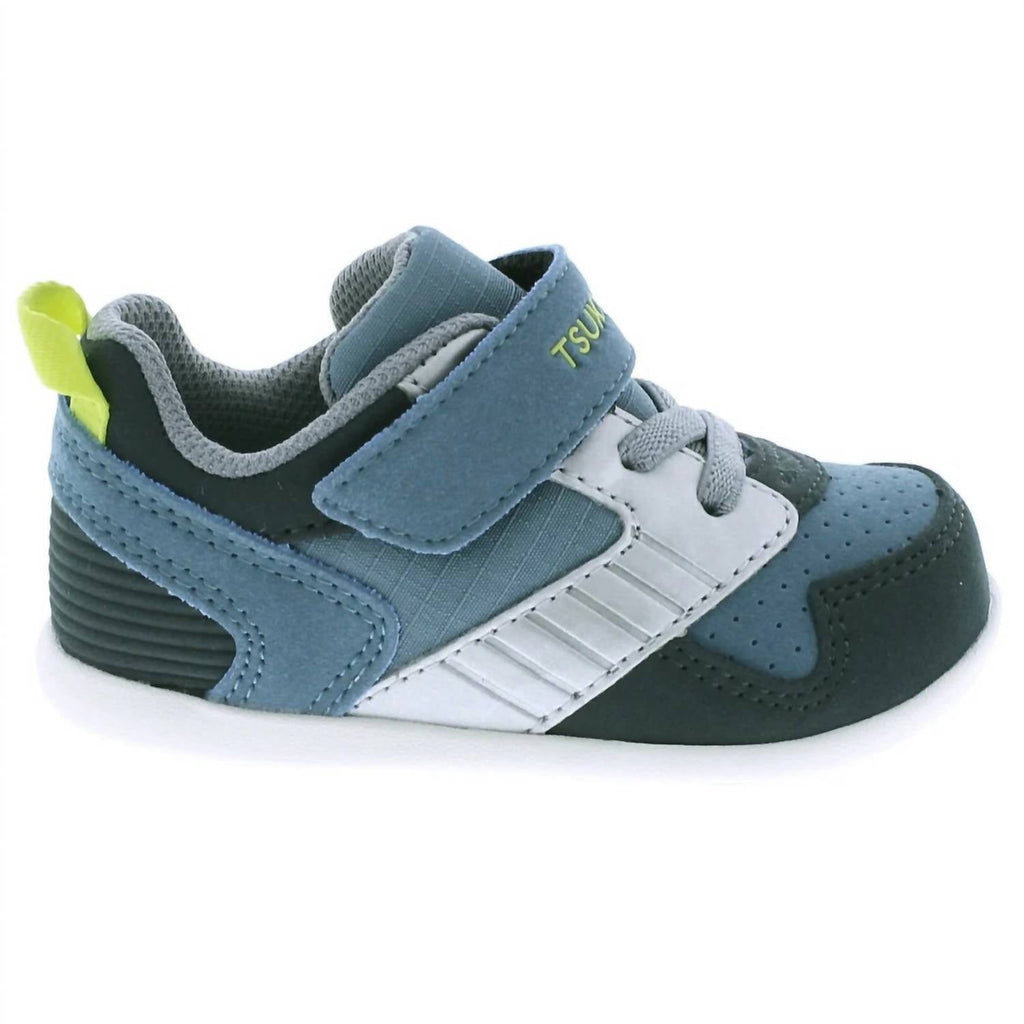 Boys Racer Shoes In Sea/lime