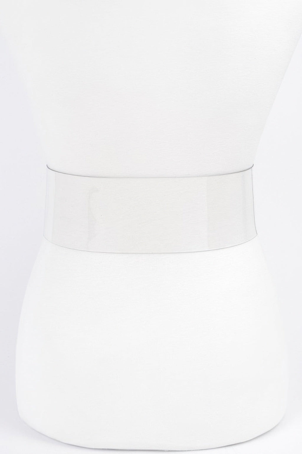 Big Vintage Round Metal Buckle Clear Plus size Belt