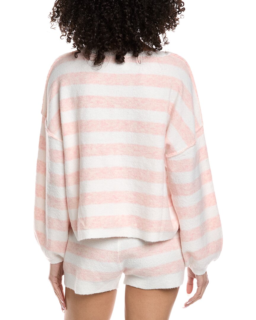 Vintage Havana Striped Henley Sweater