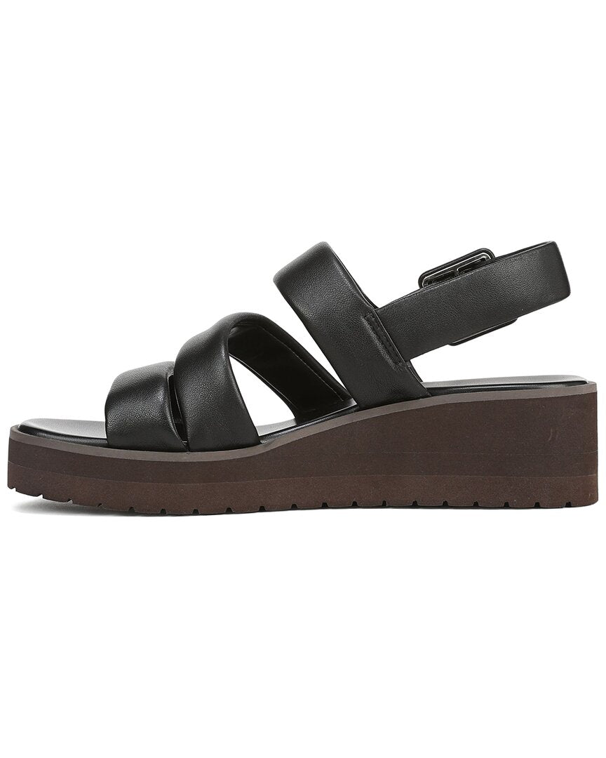 Vince Skylar Leather Wedge Sandal