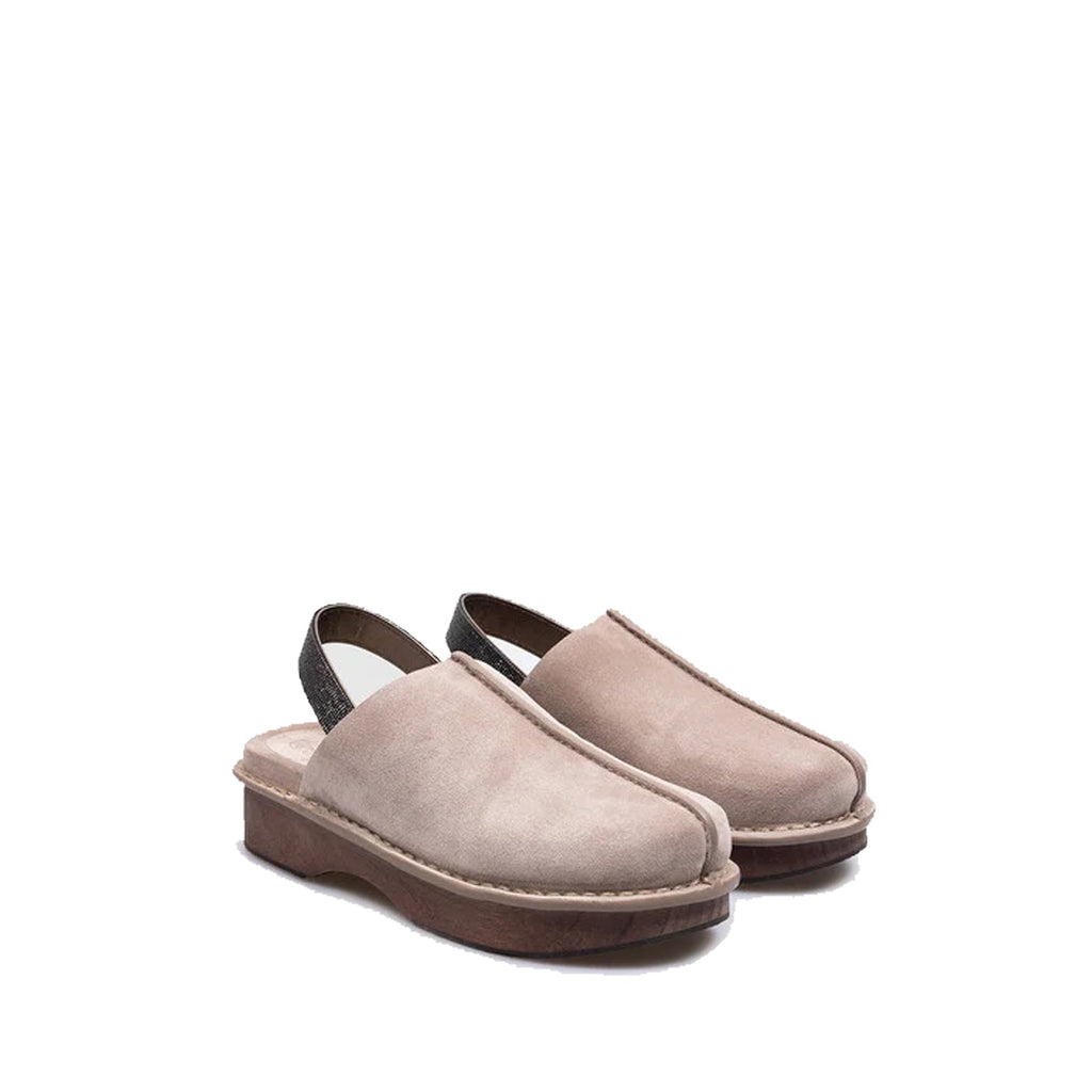 Brunello Cucinelli Suede Clogs Mules Women