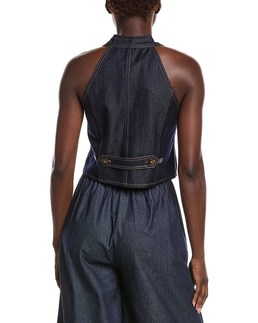 Gracia Button Down Halter Neck Vest