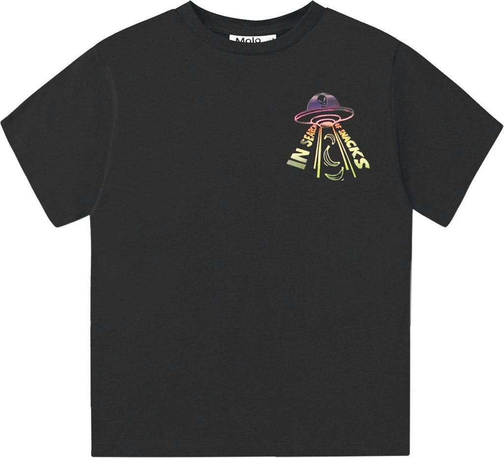 Boy's In Search Of Snacks Rodney Short Sleeve Tee In Black