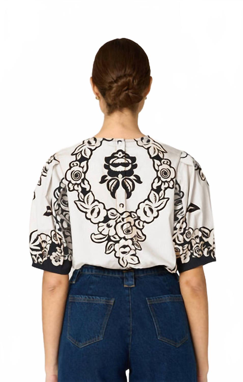 Kinsley Blouse In Botanico Print