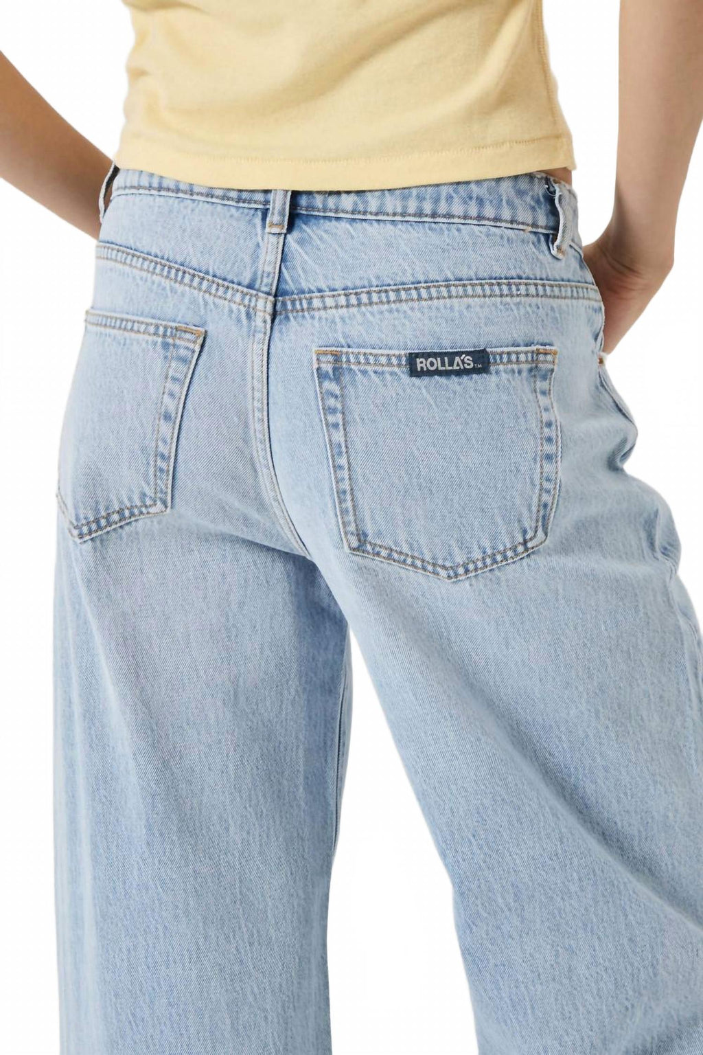Kate Mid Rise Baggy Jean In Breezy Blue