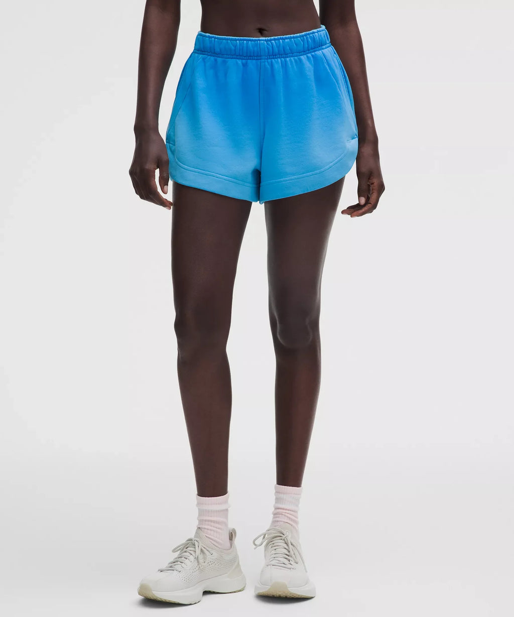 Scuba Oversized Mid-Rise Dolphin-Hem Short 3"