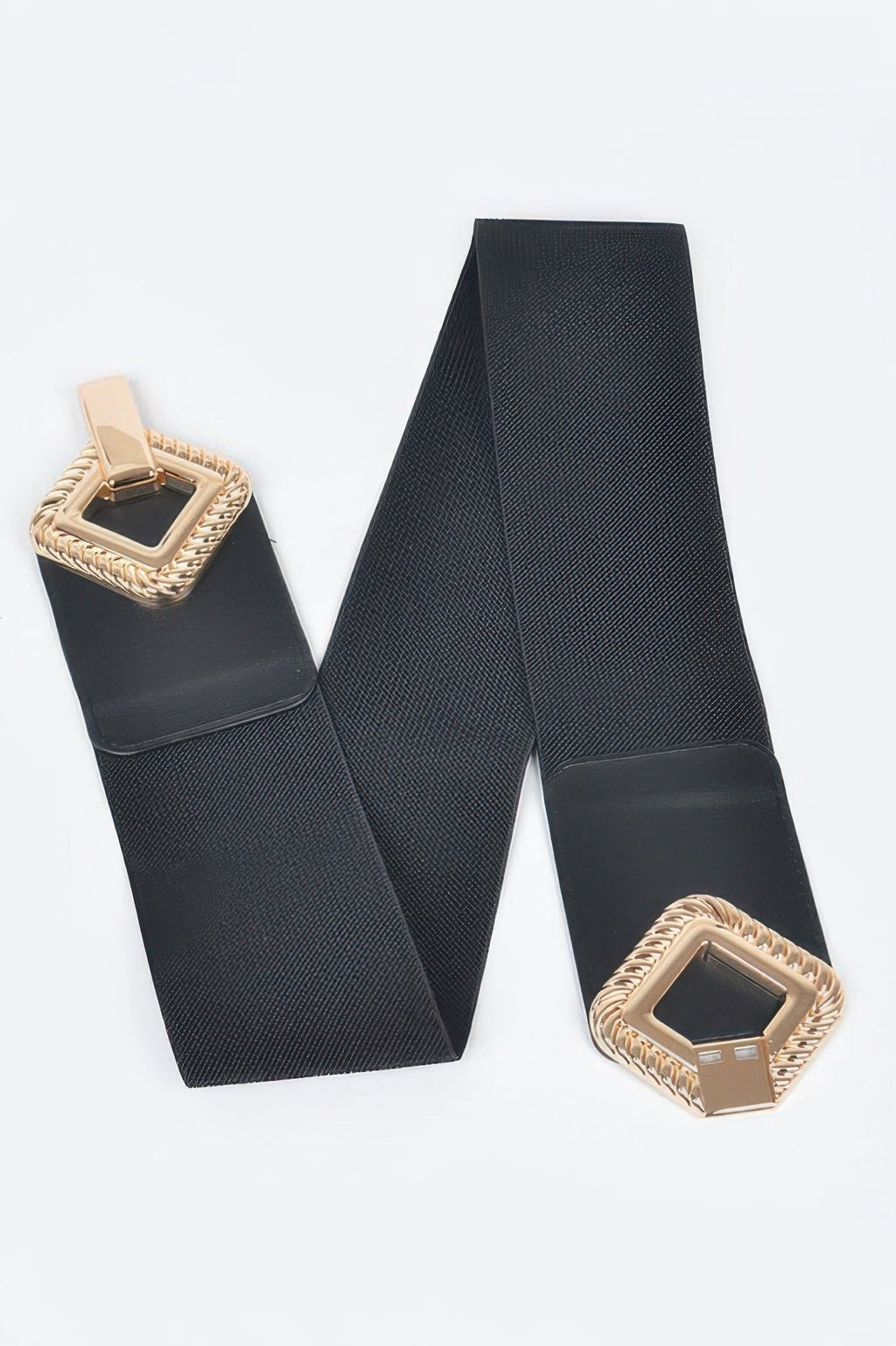 Big Metal Buckle Stretch Plus Size Belt