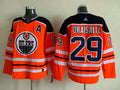 Men's Edmonton Oilers Leon Draisaitl #29 Orange Breakaway Player jersey