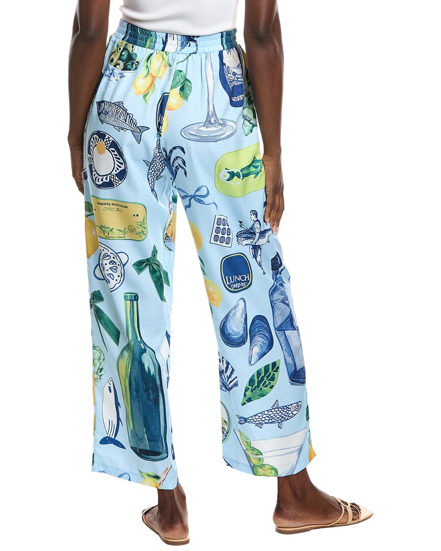 Gracia Wide Leg Print Pant