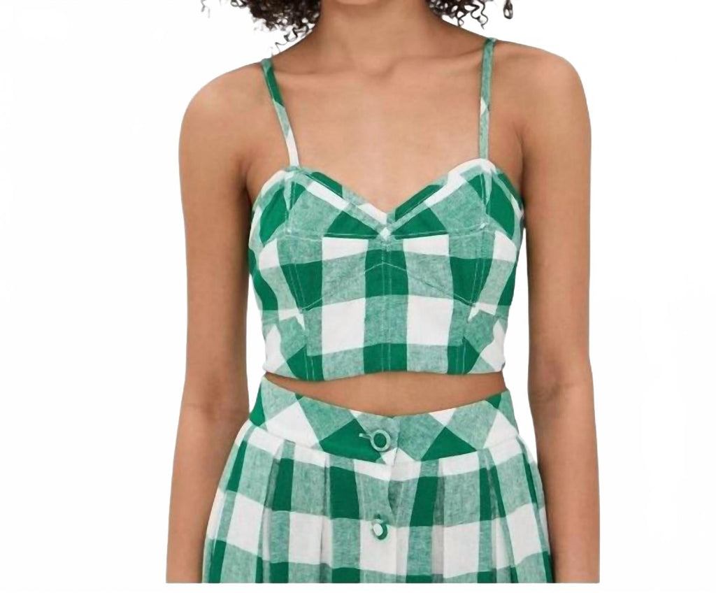 Brookie Top In Emerald
