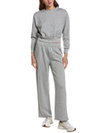 MARION 28in 2pc Straight Pant & Sweatshirt Set