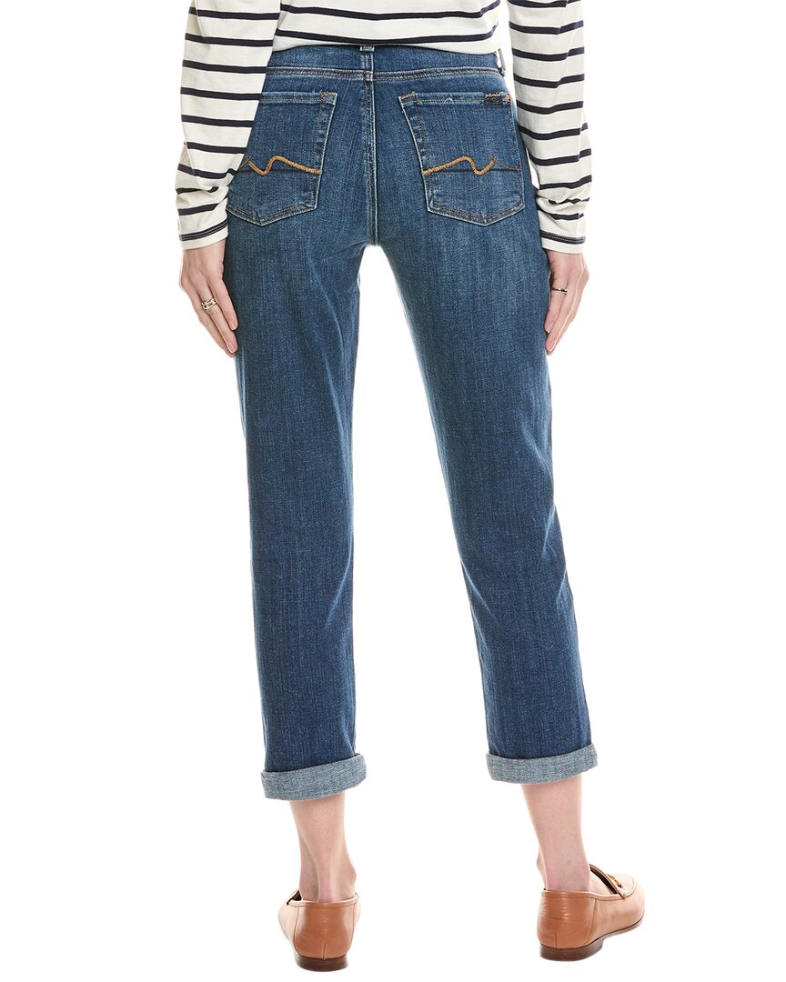 7 For All Mankind Josefina Blue Feminine Boyfriend Jean