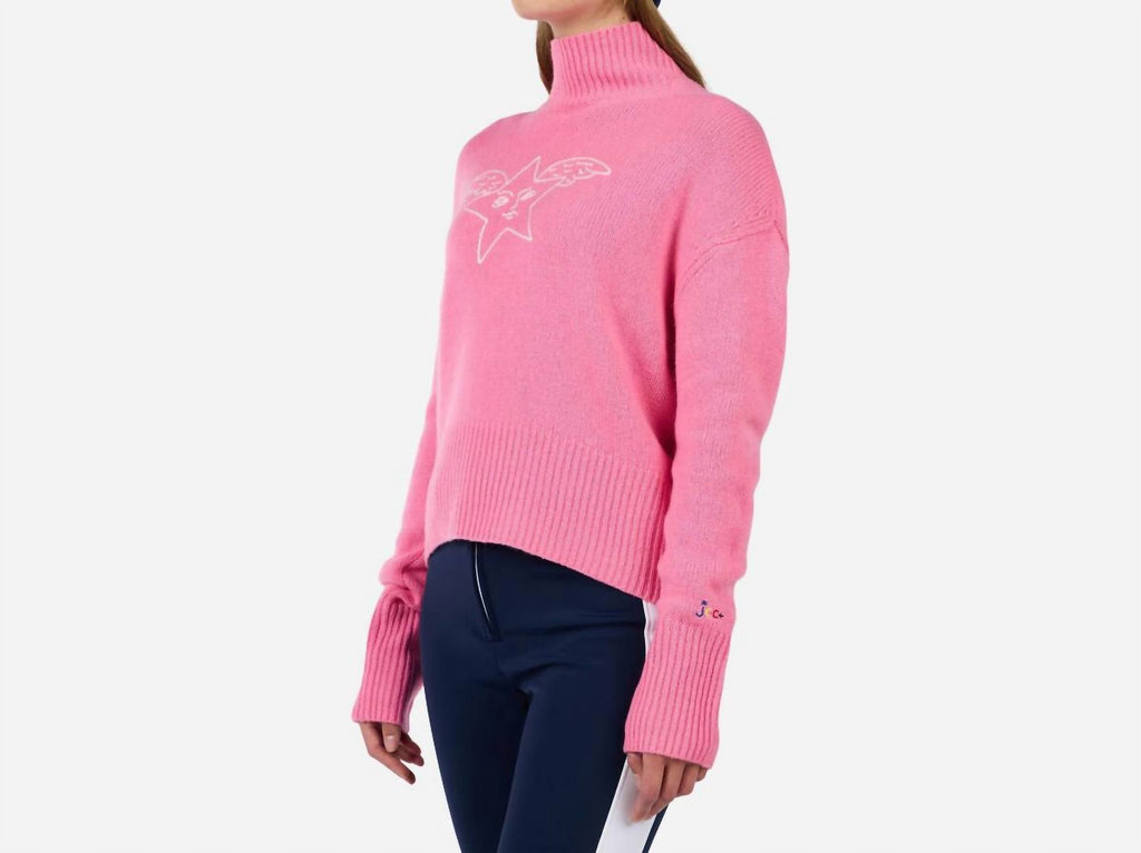 Jcc Snow Angels Sweater In New Pink