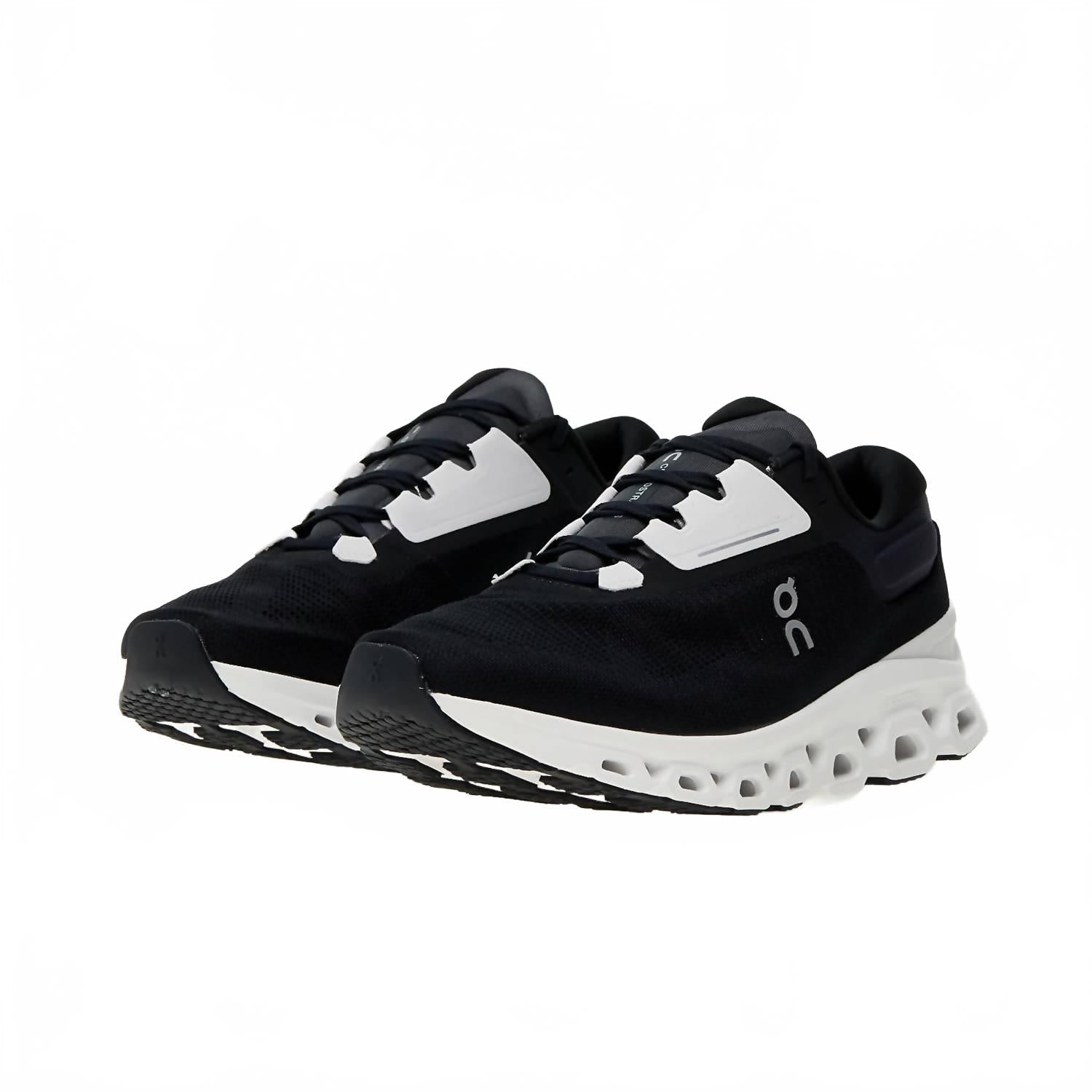 Men's Cloudstratus 3 Running Shoes In Black Frost