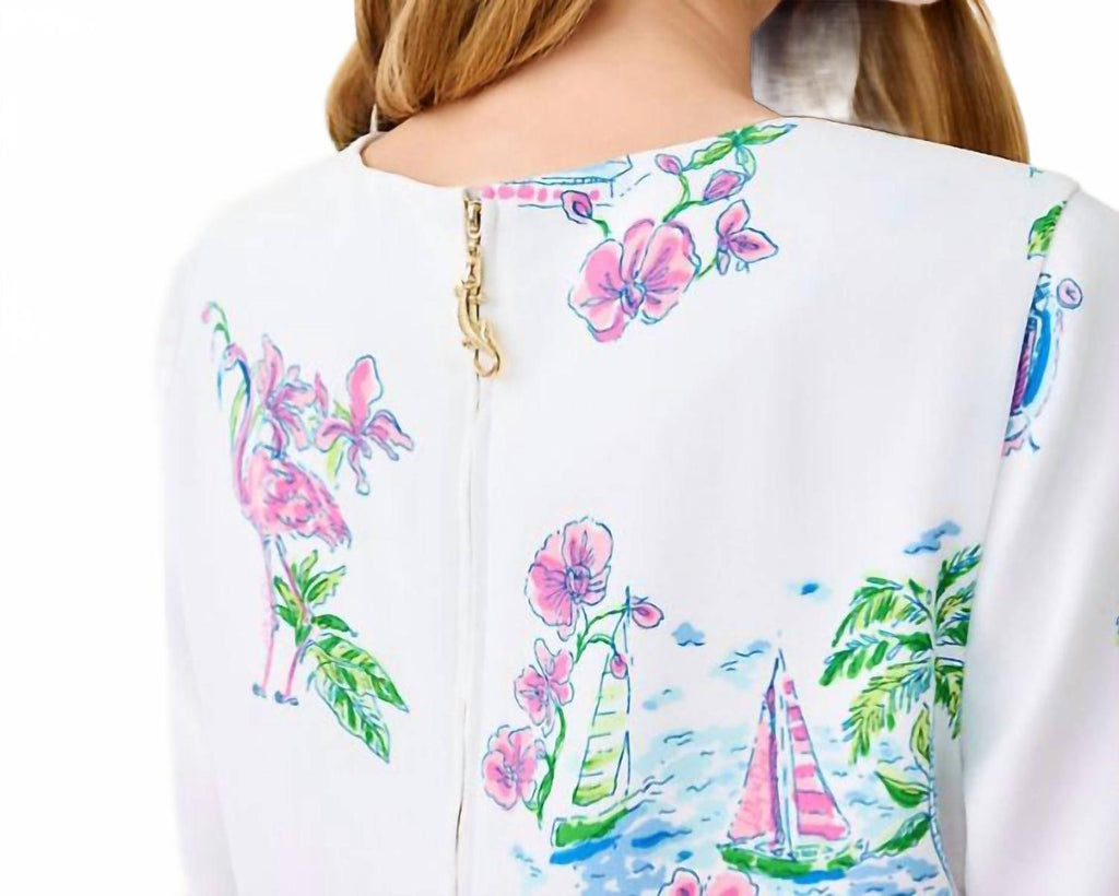 Margaux Dress In Resort White Dee Lightful