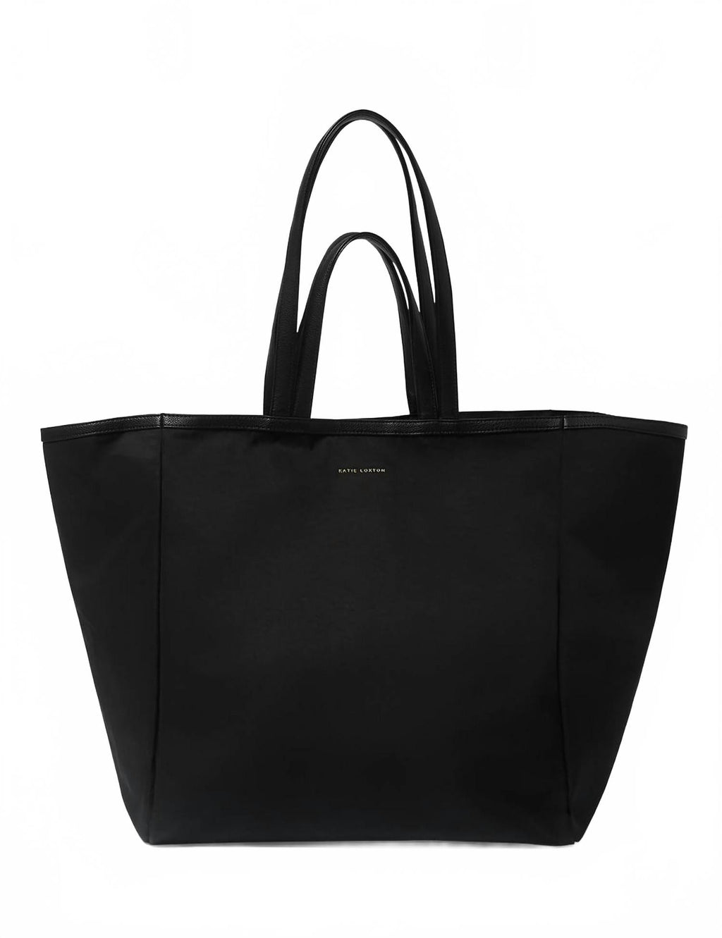 Women's Nylon-Luxe Oversized Tote Bag In Black