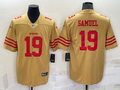 Men's San Francisco 49ers Deebo Samuel #19 Yellow Inverted Legend jersey