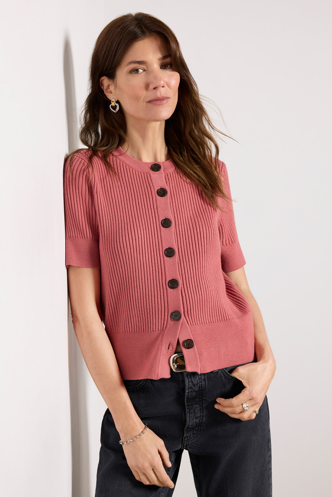 Women's Micha Short Sleeve Cardigan
